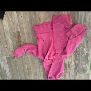 Lululemon scuba hoodie size 10 pink